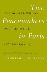 Two Peacemakers in Paris by Frances William O'Brien