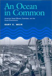 Cover of: Ocean in Common by Gary E. Weir