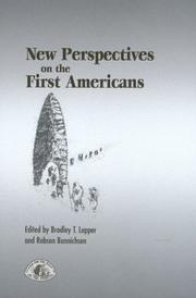 Cover of: New Perspectives on the First Americans by 