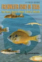 Cover of: Freshwater Fishes of Texas: A Field Guide (River Books)