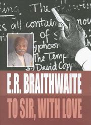 To Sir, With Love by E. R. Braithwaite