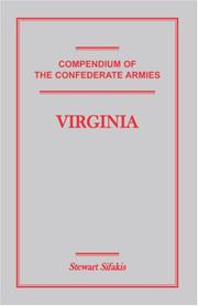 Cover of: Compendium of the Confederate armies by Stewart Sifakis, Stewart Sifakis