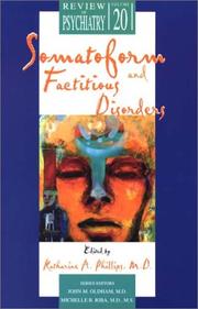 Cover of: Somatoform and Factitious Disorders (Review of Psychiatry)