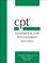 Cover of: CPT Handbook for Psychiatrists