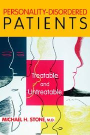 Cover of: Personality disordered patients: treatable and untreatable
