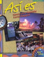 Cover of: Así es by Nancy Levy-Konesky, Karen Daggett, Nancy Levy-Konesky