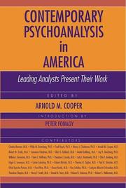 Cover of: Contemporary Psychoanalysis in America: Leading Analysts Present Their Work