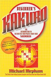 Cover of: Beginner's Kakuro
