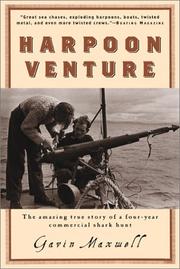 Cover of: Harpoon Venture by Gavin Maxwell