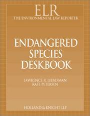 Cover of: Endangered species deskbook