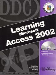 Cover of: DDC Learning Microsoft Access 2002 (DDC Learning Series)