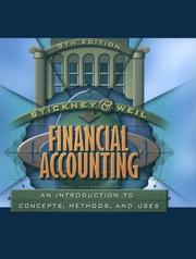 Cover of: Financial accounting by Clyde P. Stickney