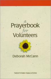 Cover of: A prayerbook for volunteers