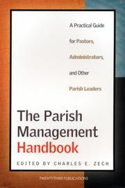 Cover of: The Parish Management Handbook | Charles E. Zech