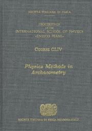 Physics methods in archaeometry by International School of Physics "Enrico Fermi" (2003 Varenna, Italy)