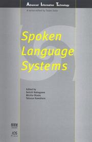 Cover of: Spoken Language Systems (Advanced Information Technology) (Advanced Information Technology) by Seiichi Nakagawa