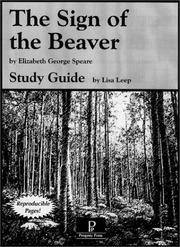 Cover of: The Sign of the Beaver Study Guide