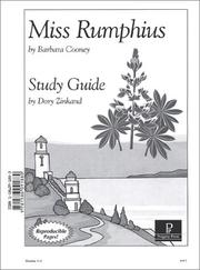 Cover of: Miss Rumphius Study Guide