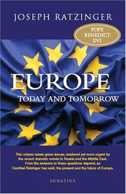 Cover of: Europe by Joseph Ratzinger