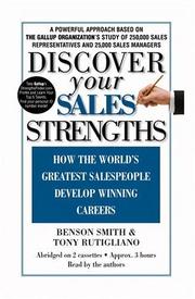 Cover of: Discover Your Sales Strengths | Benson Smith
