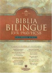 Cover of: Santa biblia/ Holy Bible: Reina-Valera Revisada 1960/Holman Christian Standard Black Bonded Leather Indexed