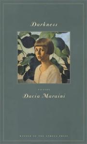 Cover of: Darkness by Dacia Maraini