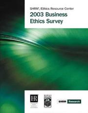 2003 business ethics survey by Joshua Joseph