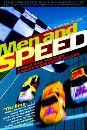 Cover of: Men and Speed by G. Wayne Miller