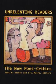 Cover of: Unrelenting Readers: The New Poet-Critics