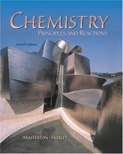 Cover of: Chemistry by Masterton, William L.