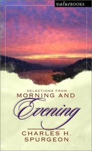 Cover of: Selections From Morning and Evening