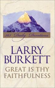 Cover of: Great Is Thy Faithfulness: 365 Daily Devotions