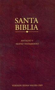 Cover of: Santa Biblia: Antiguo y Nuevo Testamento