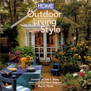 Cover of: Home Magazine's Outdoor Living with Style