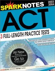 Cover of: SparkNotes Guide to the ACT (SparkNotes Test Prep) (SparkNotes Test Prep) by SparkNotes