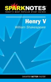 Cover of: Spark Notes Henry V | SparkNotes