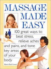 Cover of: Massage Made Easy by Mario-Paul Cassar, Mario-Paul Cassar