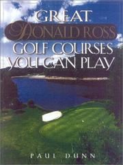 Cover of: Great Donald Ross Golf Courses You Can Play