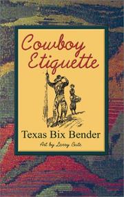 Cover of: Cowboy etiquette