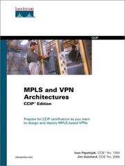 Cover of: MPLS and VPN Architectures