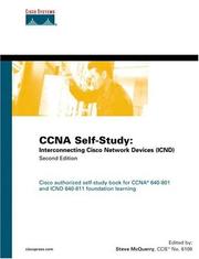 Cover of: CCNA Self-Study: Interconnecting Cisco Network Devices (ICND) 640-811, 640-801 (2nd Edition) (Self-Study Guide)
