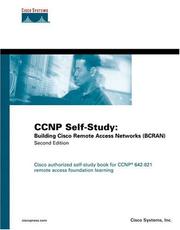 Cover of: CCNP Self-Study: Building Cisco Remote Access Networks (BCRAN) (2nd Edition) (Self-Study Guide)