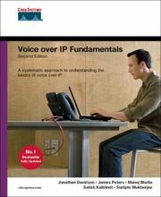 Cover of: Voice over IP Fundamentals (2nd Edition) (Fundamentals)