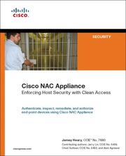 Cover of: Cisco NAC Appliance: Enforcing Host Security with Clean Access (Networking Technology: Security) by Jamey Heary, Chad Sullivan, Alok Agrawal, Jerry Lin, Chad Sullivan, Jamey Heary, Alok Agrawal, Jerry Lin