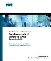 Cover of: Cisco Networking Academy Program Fundamentals of Wireless LANs Companion Guide