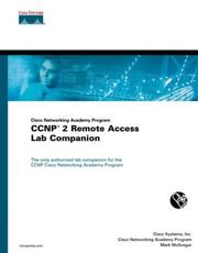 Cover of: Cisco Networking Academy Program CCNP 2 Remote Access Lab Companion | Inc., Cisco Systems, Inc Cisco Systems