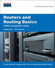 Cover of: Routers and Routing Basics by Wendell Odom, Rick McDonald