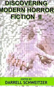 Cover of: Discovering Modern Horror Fiction II