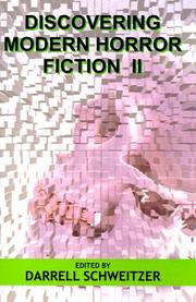 Cover of Discovering Modern Horror Fiction II