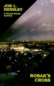 Cover of Robak's Cross (Donald Robak Mysteries)